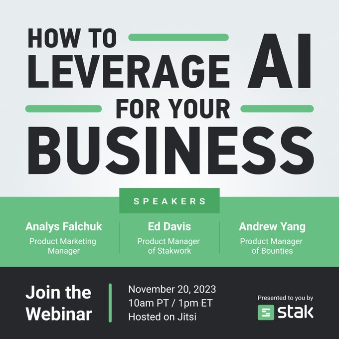 Webinar - How To Leverage AI For Your Business