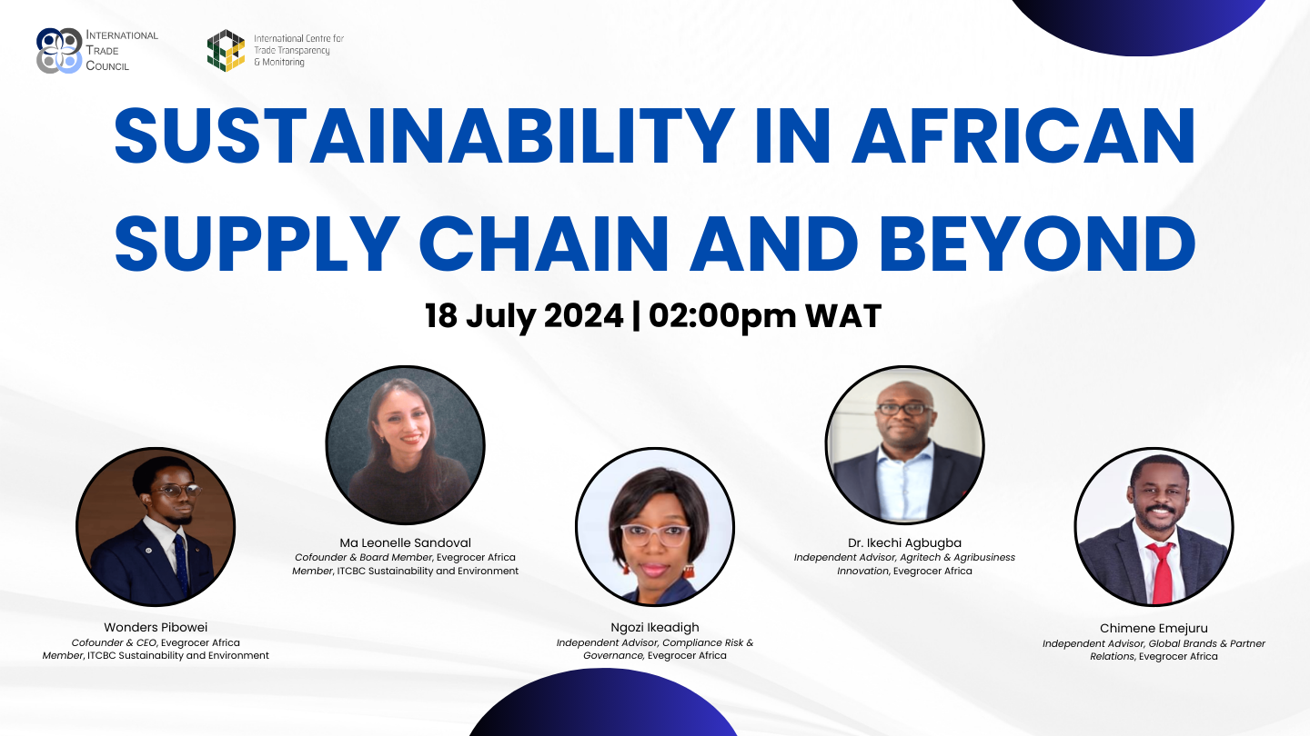 Sustainability in African Supply Chains | WebinarCafe International Centre for Trade Transparency – ICTTM